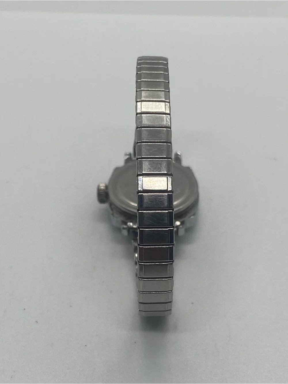 Timex Silver Women's Expansion Bracelet Watch with Cream Dial